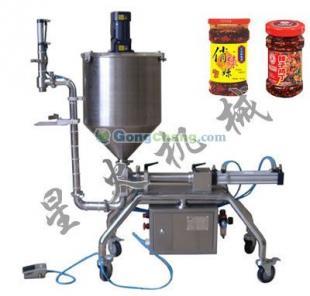 供应辣椒酱、牛肉酱与颗粒浆状灌装机——澳特灌装机专业解决方案